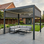 Royal LED 3x3 Pergola with blinds