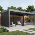 Royal LED 6x3 Pergola with blinds